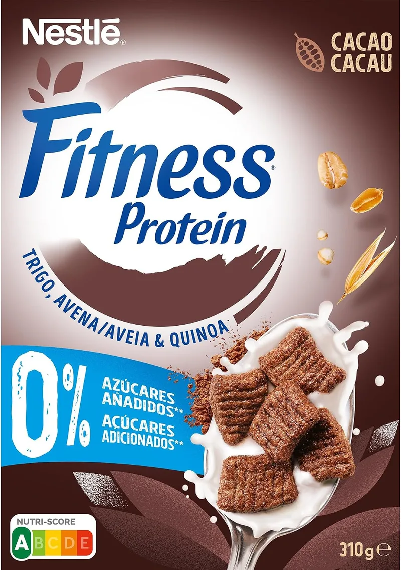 Fitness ▫️ Nestlé 0% Proteína com Cacau 310 g