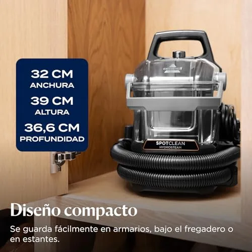 Bissell ▫️ SpotClean HydroSteam Aspirador de Água para Estofos 1000 W 3689N 6
