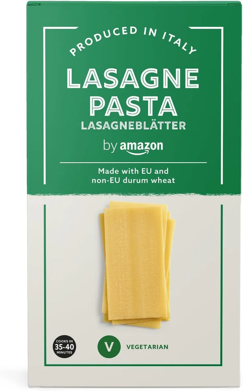 by Amazon ▫️ por Amazon Massa para Lasanha, 500g