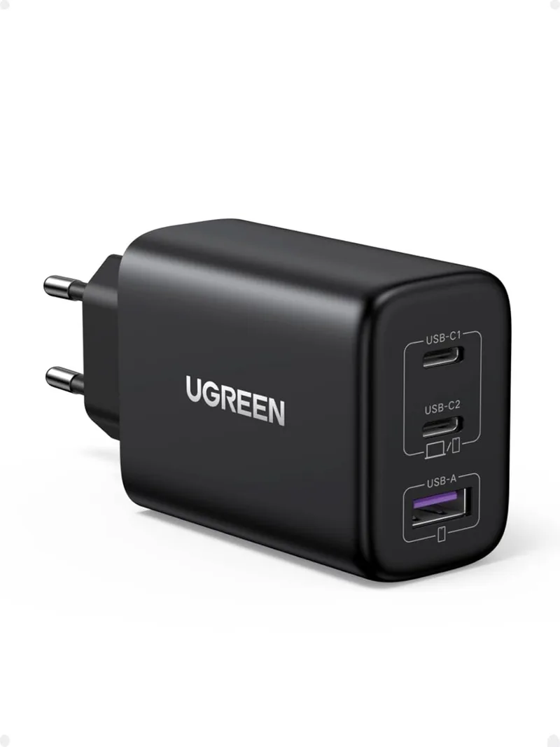 UGREEN ▫️ Zapix Carregador USB-C de 65 W, Adaptador de corrente Tipo A PD 3.0 PPS compatível com Galaxy S25/S25+/S25 Ultra/S24/S23, MacBook, iPad Pro/Air, iPhone 17 Pro MAX, Air/16/15/14, Pixel