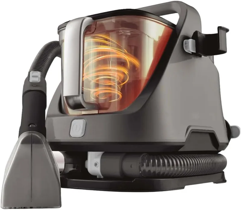 Avilia ▫️ Aspirador para tapetes – Lava alcatifas – Lava o interior do carro Cabo de 3 metros, reservatórios de 1,4 L e 1,2 L Tecnologia avançada para uma limpeza impecável. Cinza escuro e preto
