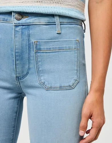 Wrangler ▫️ Calças de ganga Flare para mulher 5