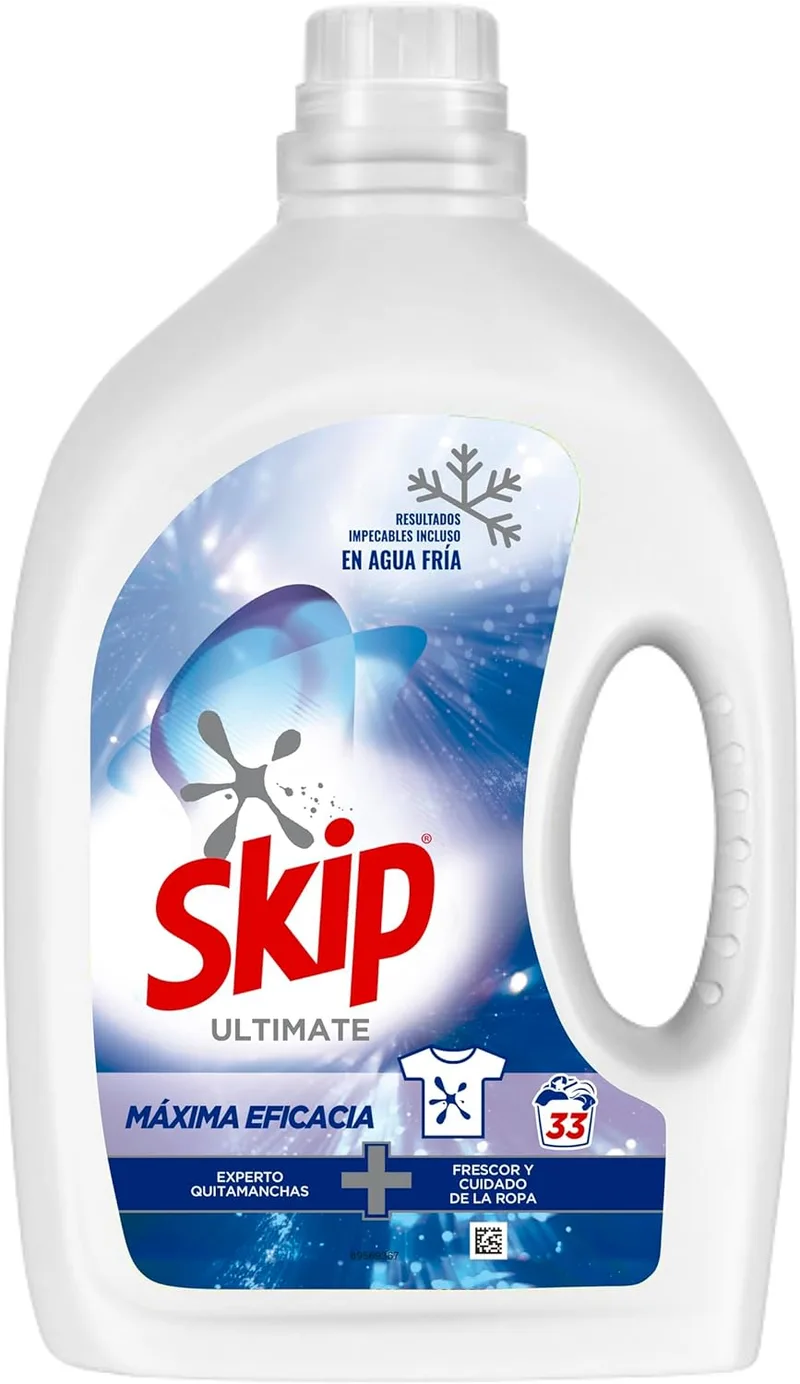 Skip ▫️ Ultimate Detergente Líquido Eficiência máxima 33 lavagens