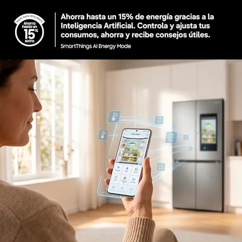 Samsung ▫️ Frigorífico French Door No Frost, 178 cm, 495 L, SpaceMax, RF50C530ES9/EF 5