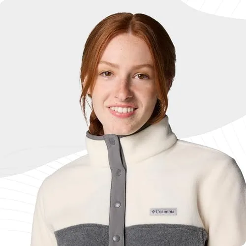 Columbia ▫️ Benton Springs 1/2 Snap Pull Over II, Camisola com forro polar para mulher 3