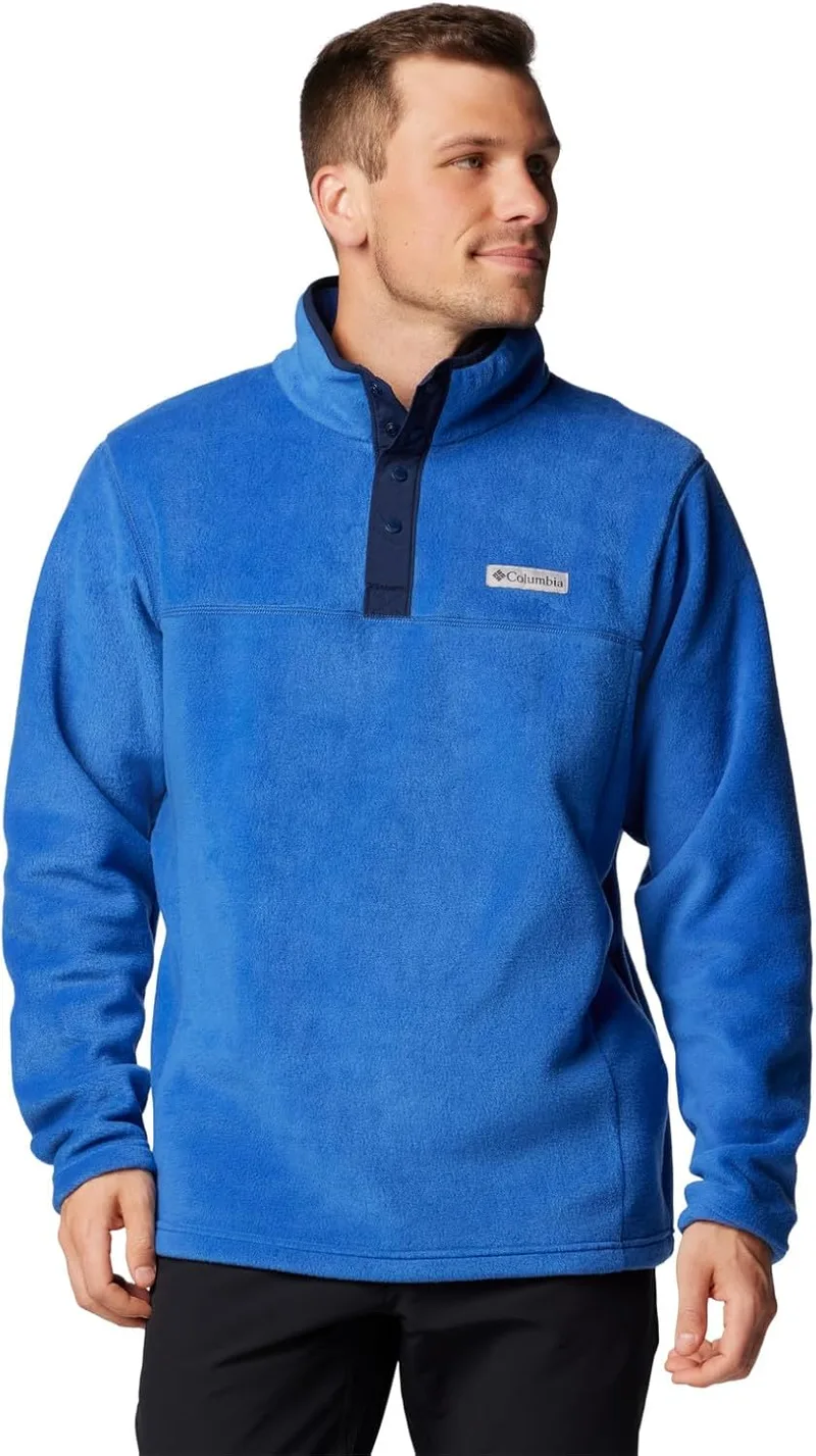 Columbia ▫️ Steens Mountain Half Snap II, Camisola com forro polar para homem