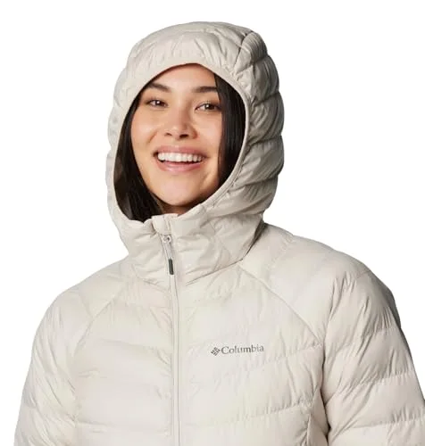 Columbia ▫️ Casaco com capuz Powder Lite II, casaco acolchoado com capuz para mulher 5