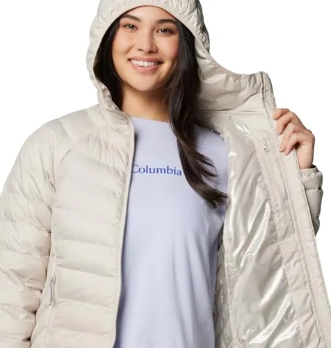 Columbia ▫️ Casaco com capuz Powder Lite II, casaco acolchoado com capuz para mulher 6