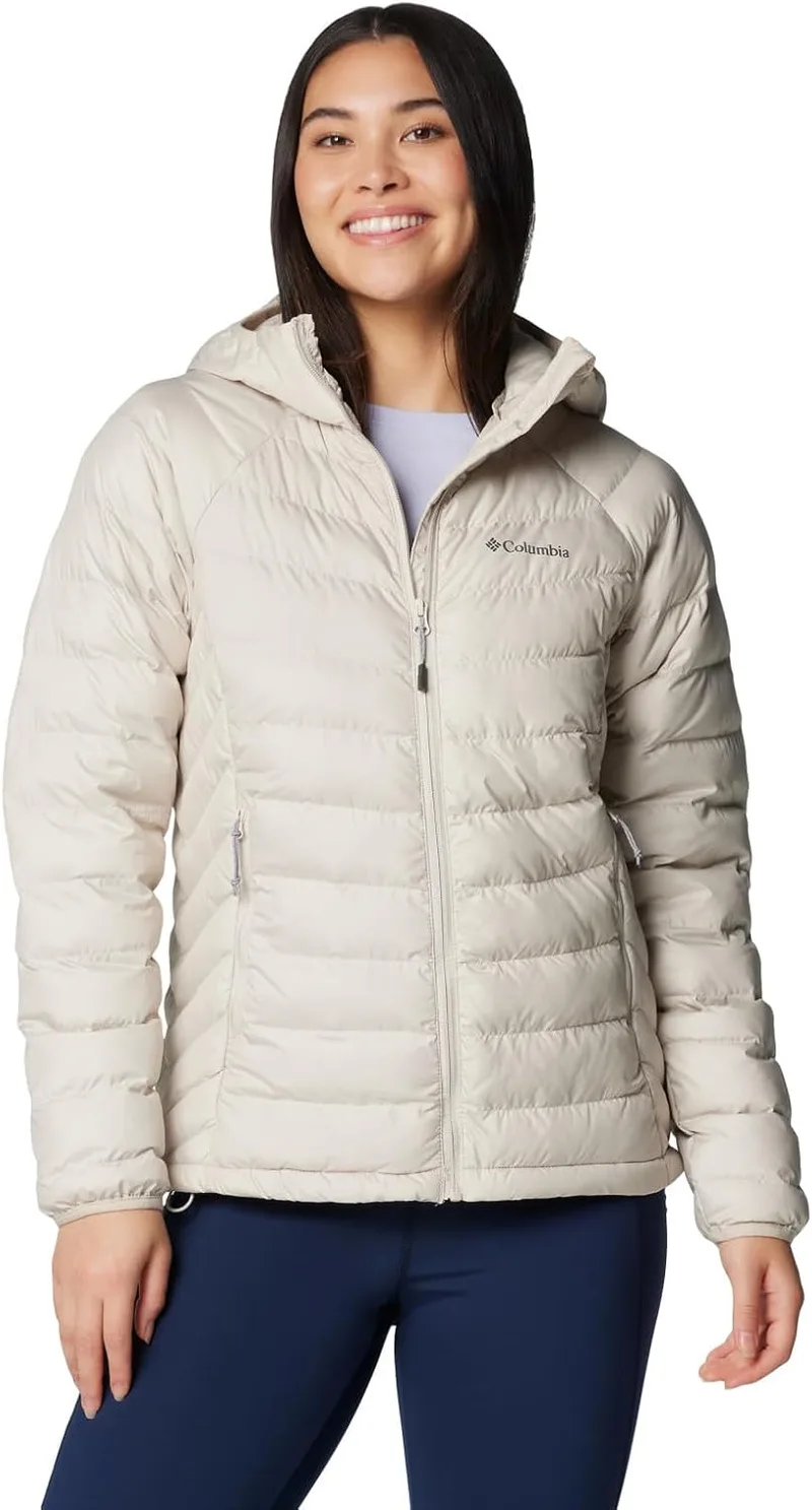 Columbia ▫️ Casaco com capuz Powder Lite II, casaco acolchoado com capuz para mulher