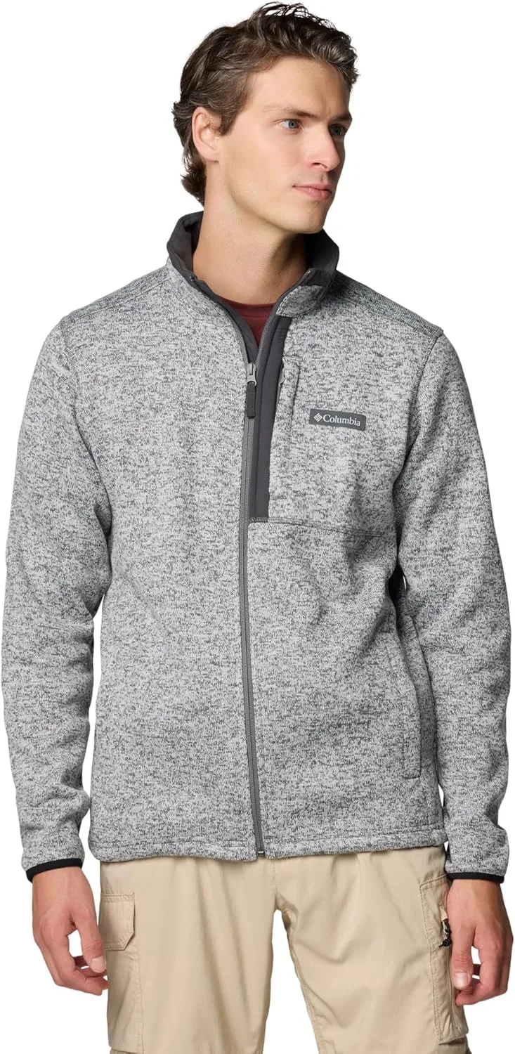 Columbia ▫️ Herren Sweater Weather Full Zip Fleecejacke mit durchgehendem Reißverschluss