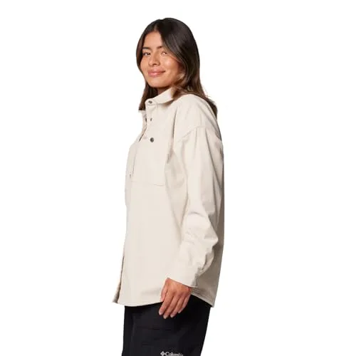Columbia ▫️ Casaco tipo camisa em veludo cotelê modelo Blue Point Creek, de manga comprida, para mulher (conjunto de 1) 4
