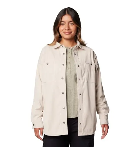 Columbia ▫️ Casaco tipo camisa em veludo cotelê modelo Blue Point Creek, de manga comprida, para mulher (conjunto de 1) 6