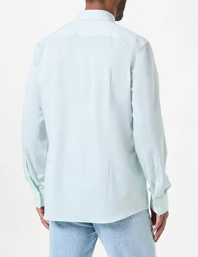 HUGO ▫️ Kason, Camisa de homem, Verde claro/pastel 332, 3