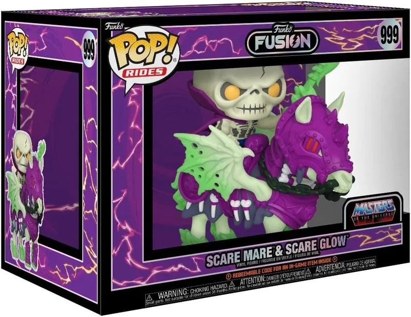 Funko ▫️ POP! Rides: Masters of the Universe - Scareglow com Nyte Mare