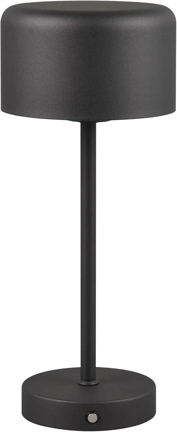 RL LIVE YOUR LIGHT ▫️ Reality Leuchten RL LED Candeeiro de mesa sem fios Jeff R59151132, Metal Preto mate, incl. LED de 1,5 watts, 4x Toque