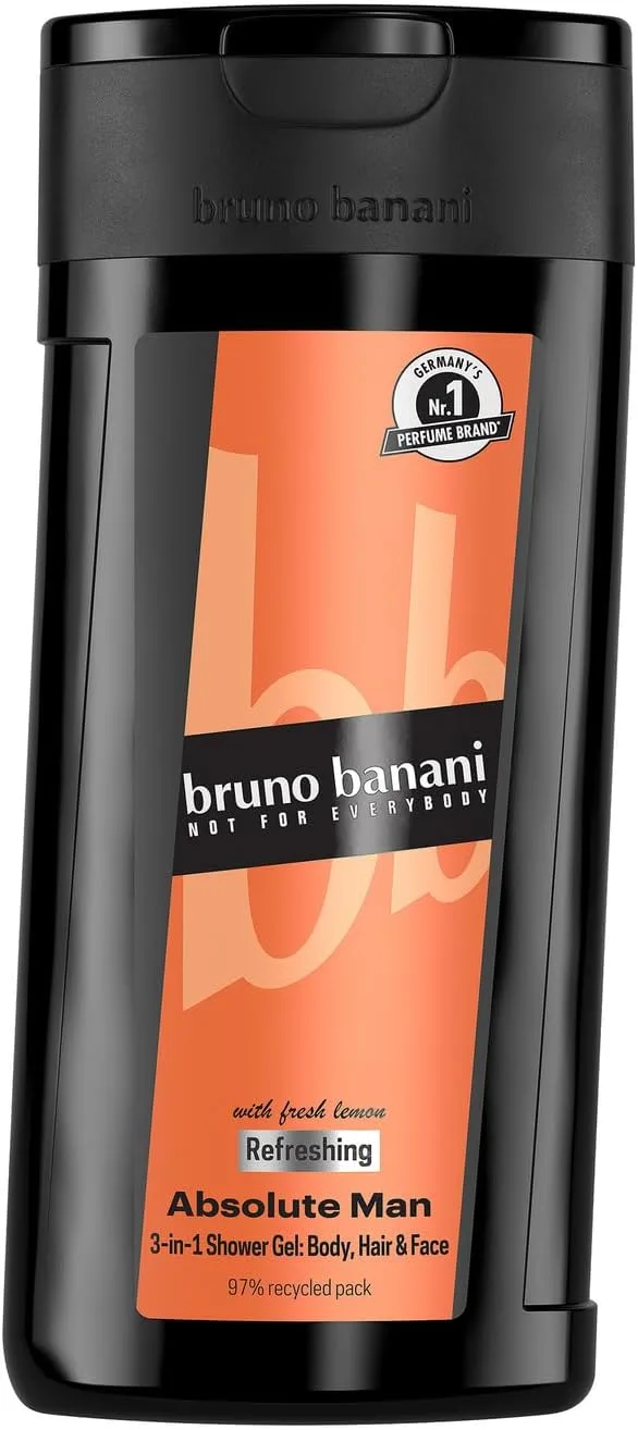Bruno Banani ▫️ Gel de duche Absolut Man 250 ml, versão 2024