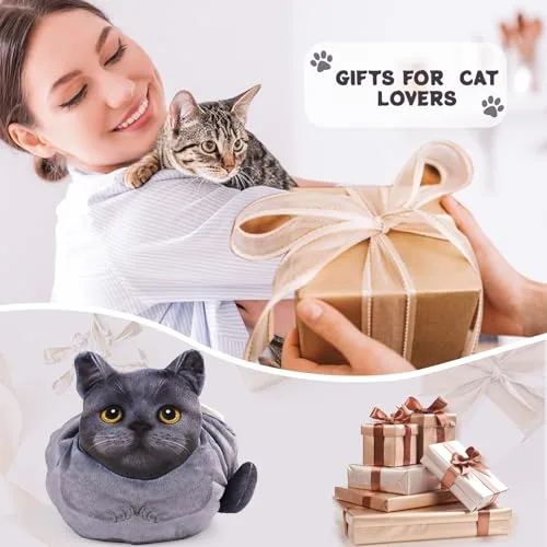 Openhahaha ▫️ Bolsa de maquilhagem com desenho de gatinho e cordão, organizador de maquilhagem de grande capacidade, bolsa de maquilhagem portátil para viagem, bolsa de maquilhagem para mulheres e meninas 5