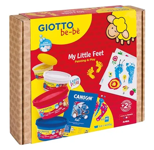 Giotto be-bè ▫️ Conjunto Criativo de Pintura, My Little Feet, 5 peças 2