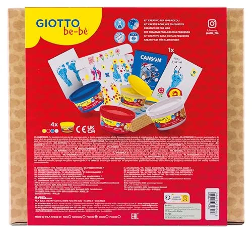 Giotto be-bè ▫️ Conjunto Criativo de Pintura, My Little Feet, 5 peças 4
