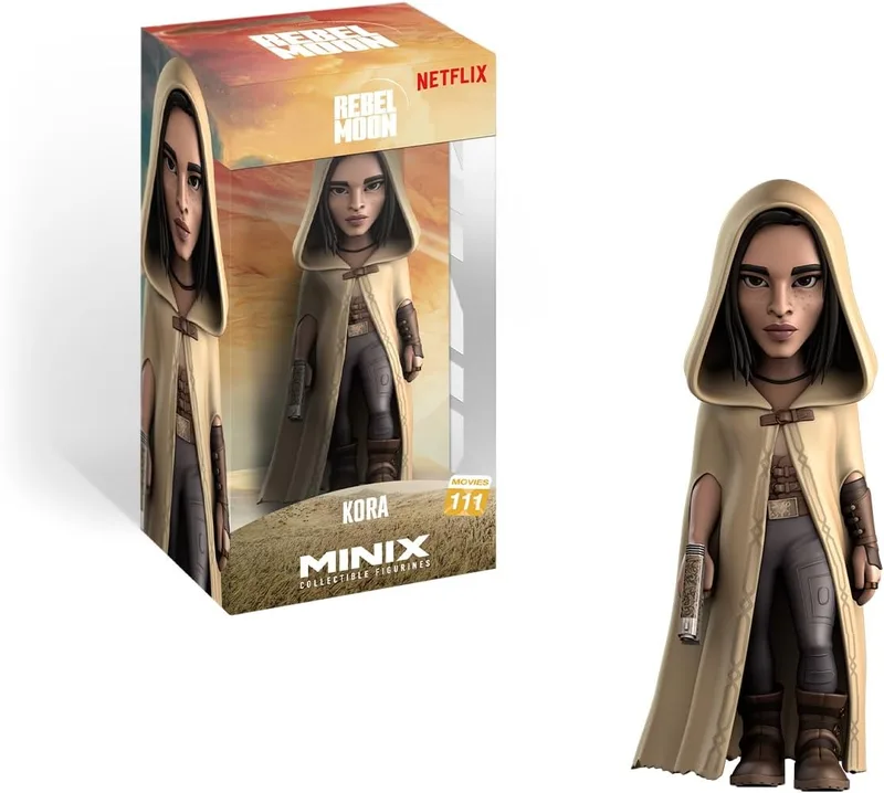 MINIX ▫️ Figura de ação Kora - Rebel Moon - Colecionáveis de 12 cm para exposição, ideia de presente para crianças e adultos, fãs de TV e cinema - MN14590