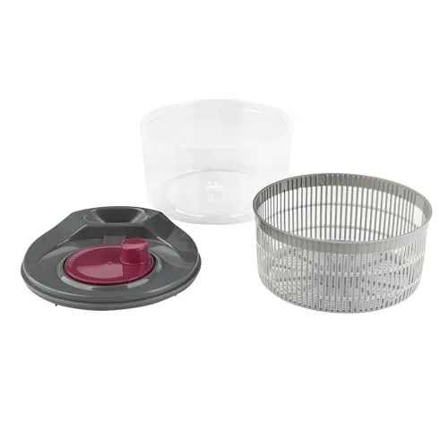 Jata ▫️ HOGAR HACC4554 - Centrifugadora de salada de 3 L, escorredor manual de vegetais com manivela, secador de alface, sem BPA, fácil de limpar 3