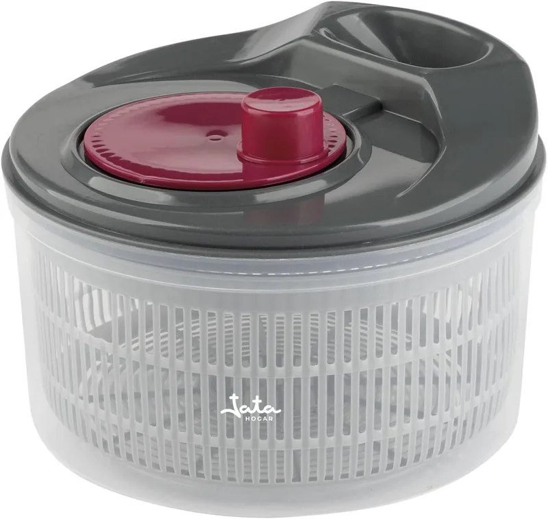 Jata ▫️ HOGAR HACC4554 - Centrifugadora de salada de 3 L, escorredor manual de vegetais com manivela, secador de alface, sem BPA, fácil de limpar