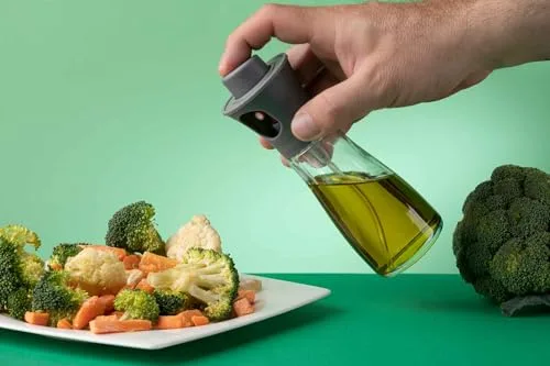 Jata ▫️ HOGAR HACC4545 - Pulverizador de óleo para cozinha de 150 ml, spray de óleo reutilizável para vidro, dosagem uniforme, pulverizador para fritadeira sem óleo, saladas, churrasco, sem BPA 3