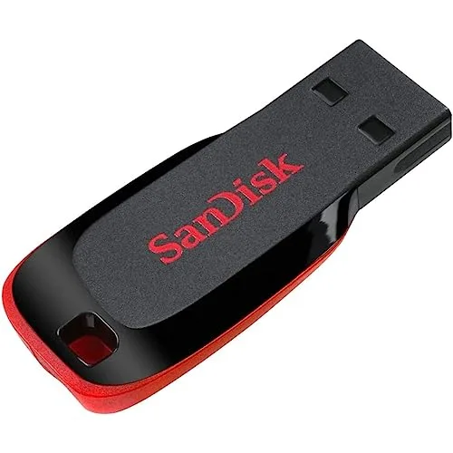 SanDisk ▫️ Pen USB Cruzer Blade de 64 GB, USB 2.0 - Preto (Embalagem de 2) 2
