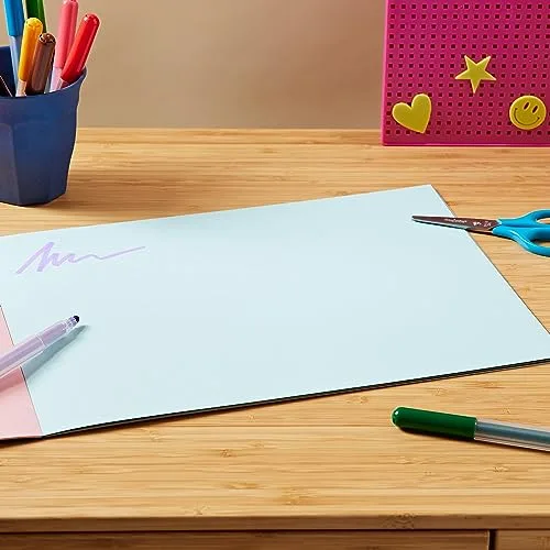 Oxford ▫️ Bloco de cartolinas coloridas com 10 folhas em 10 cores sortidas, coladas. Cartolina de 170 g. (Embalagem de 2) 4