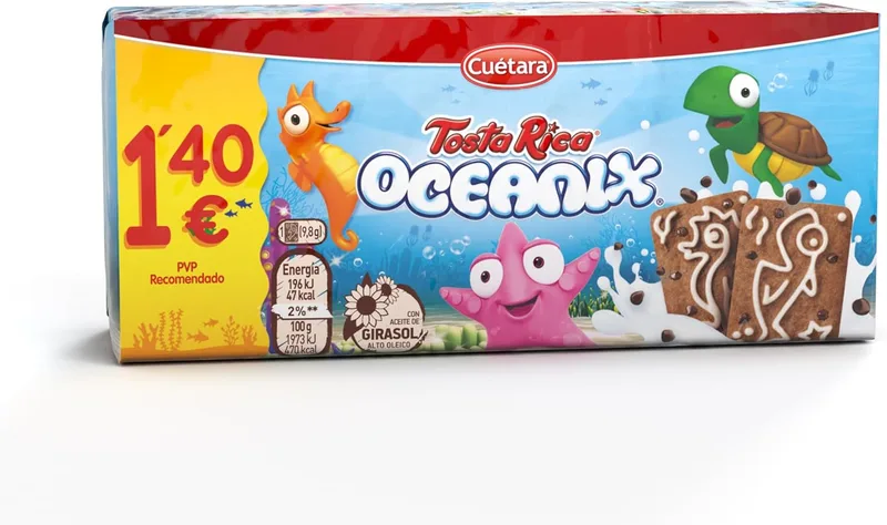 Tosta-Rica ▫️ Torrada rica Oceanix 160g