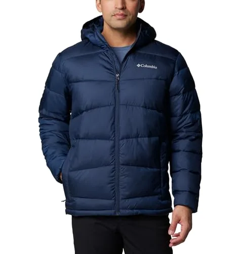 Columbia ▫️ Fivemile Butte™ II Hooded Jacket Casaco acolchoado com capuz para homem 7