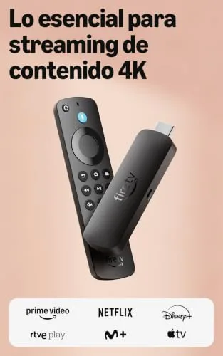 Amazon ▫️ Fire TV Stick 4K Select (última geração): comece a reproduzir conteúdos 4K em streaming, veja centenas de milhares de filmes e episódios de séries, encontre séries mais rapidamente com o Alexa+ 2