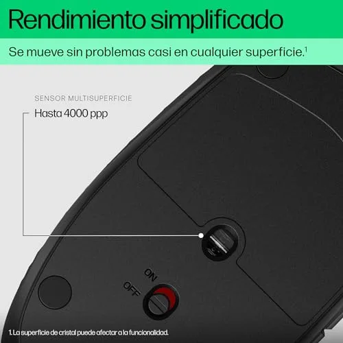 HP ▫️ Rato Bluetooth programável 420 (4000 PPP, roda inclinável, cliques silenciosos, ligação instantânea, autonomia da bateria de 24 meses, Windows 11; Windows 10; macOS; ChromeOS) Cor: Preto 4