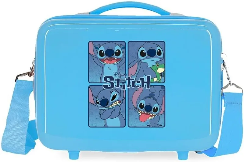 Disney ▫️ Best of Stitch: Malas e sacos de higiene para crianças, vários tamanhos, roxo, azul, rosa, ABS