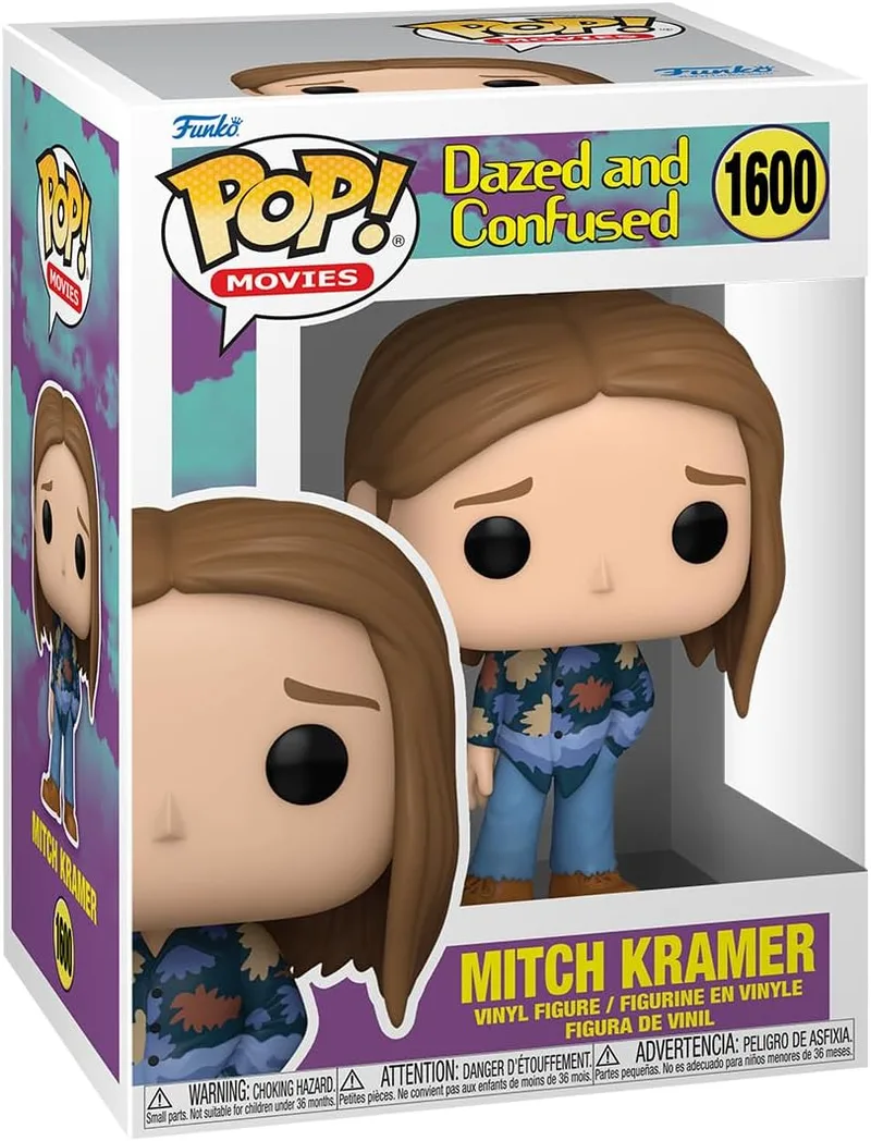 Funko ▫️ Pop! Movies: D&C - Mitch - Dazed and Confused - Figura de vinil colecionável - Ideia para presente - Produto oficial - Brinquedos para crianças e adultos - Fãs de cinema - Boneco para colecionadores