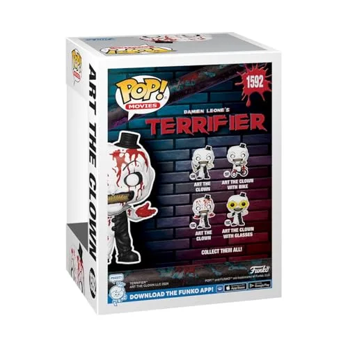 Funko ▫️ POP! Movies: Terrifier 2 - Art, o Palhaço (Sangrento) 4