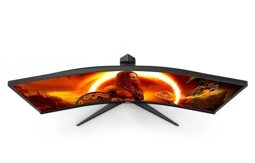 AOC ▫️ Gaming CU34G2XP, monitor curvo WQHD de 34 polegadas, VA, 180 Hz, 1 ms GtG, HDR400, modo Jogo, altifalantes, ajustável (1500R, 3440 x 1440, 400 cd/m, HDMI 2.0 / DP 1.4) 6