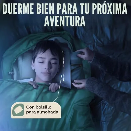 ONLYHIKE ▫️ Saco-de-dormir de inverno e para 3 estações (-15 °C a +15 °C), saco-de-dormir de inverno quente e leve (1700 g), para uma noite quente em acampamentos, caminhadas, atividades ao ar livre e viagens [M-XL] 6