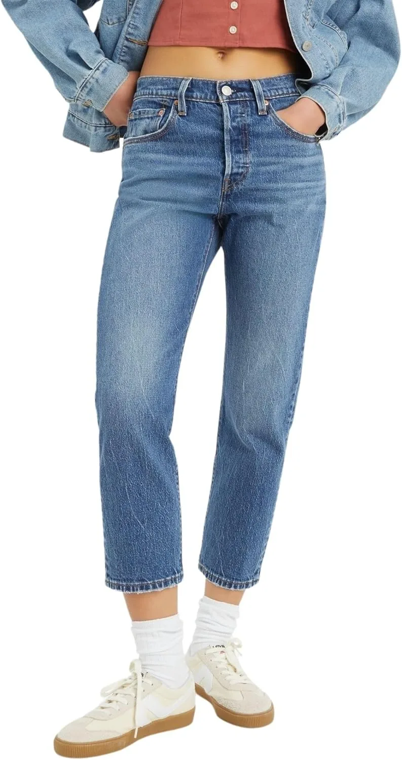 Levi's ▫️ 501 Crop Jeans Mulher