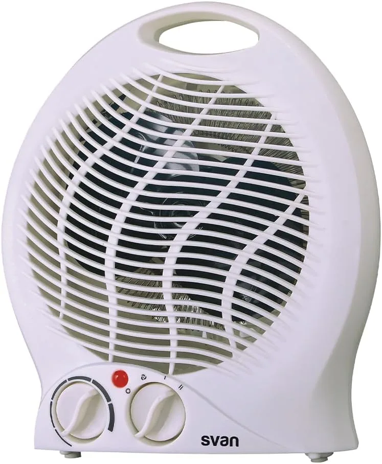 SVAN ▫️ Energy Saving Electric Convetor White SCEV2000V. 2000W, 2 níveis de potência, função Turbo, termóstato ajustável, aquecimento por resistência