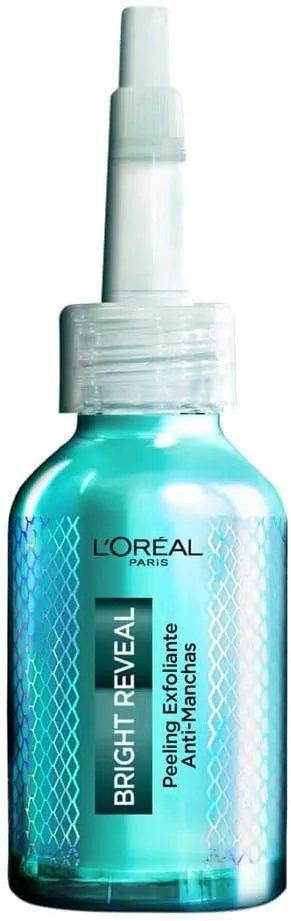 L'Oreal Paris ▫️ L'Oréal Paris Bright Reveal Anti-Blemish Exfoliating Peel, Para Todos os Tipos de Pele, Pós-Acne e Manchas, Com Niacinamida e 25% AHA + BHA + PHA, 25 ml