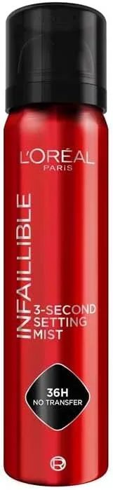 L'Oreal Paris ▫️ L'Oréal Paris Infaillible Spray Fixador de Maquilhagem até 36 horas, 75 ml