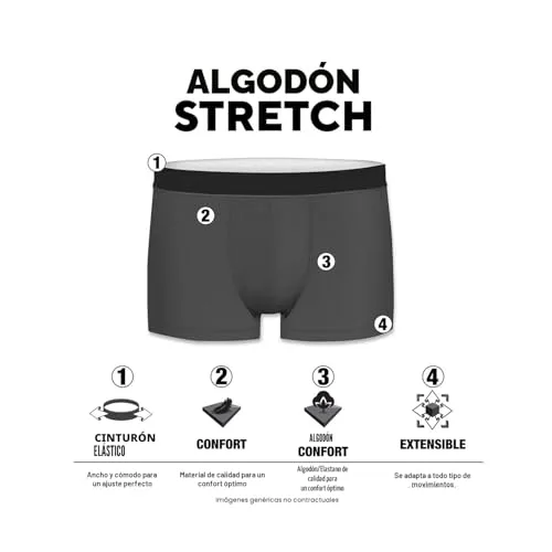 pierre cardin underwear ▫️ Pc/1/Bc/Pk4 Roupa interior masculina (Conjunto de 4) 4