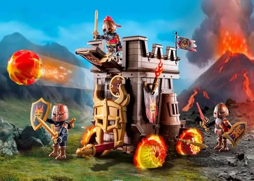 PLAYMOBIL ▫️ Novelmore 71643 Carro de combate com canhão de fogo, com três bandidos de Burnham, incluindo vários acessórios, brinquedos cheios de ação para meninos e meninas a partir dos 4 anos 2