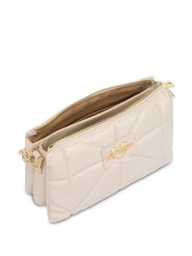 Love Moschino ▫️ Bolsa de ombro para mulher, branco pérola, tamanho único 3