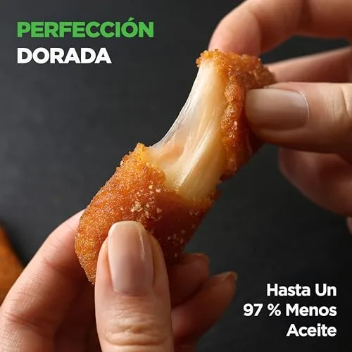 NutriChef ▫️ Fritadeira de Ar Quente de 8,3 L com Cesto Duplo e 9 Modos, Tamanho Familiar 3