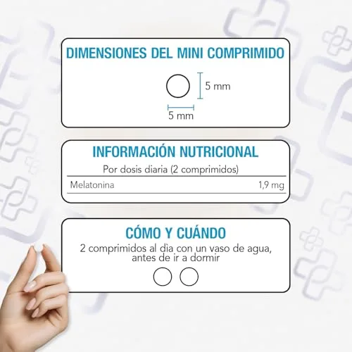 +LIFE ▫️ Melatonina Pura 1,9 mg por dose PiùLife, 600 mini-comprimidos 5