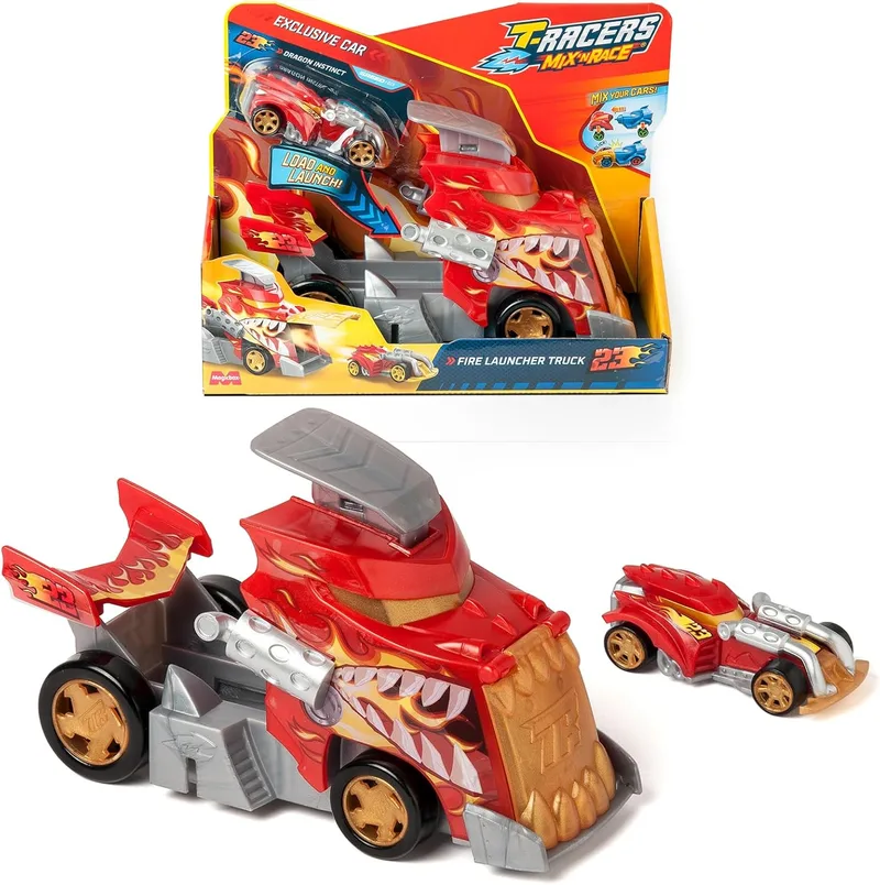 T-Racers ▫️ Mix N Race Camião de Bombeiros