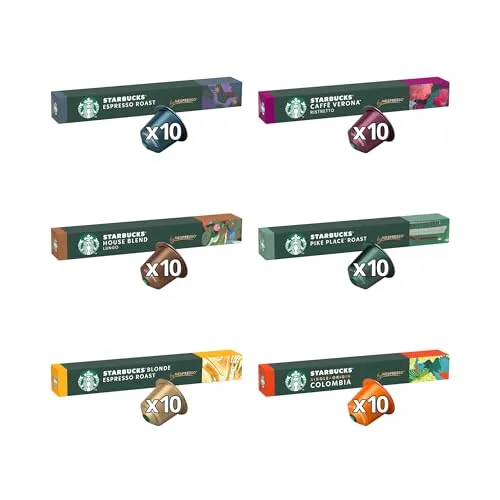 STARBUCKS ▫️ Pacote Variado de Nespresso, Cápsulas de Café de Diferentes Intensidades 6 x 10 (60 Cápsulas) - Exclusivo da Amazon 2