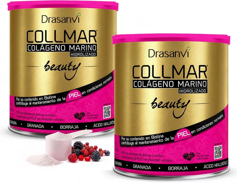 Drasanvi ▫️ Colagénio Marinho Hidrolisado Beauty (PACOTE DE 2) + Ácido Hialurónico